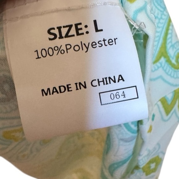 Dokotoo Boho Paisley Print Blouse Size L NWT Flutter Sleeve Tunic Top - Picture 6 of 7